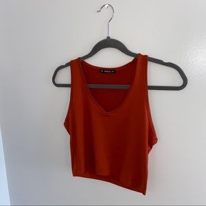 Shein Orange Crop Top